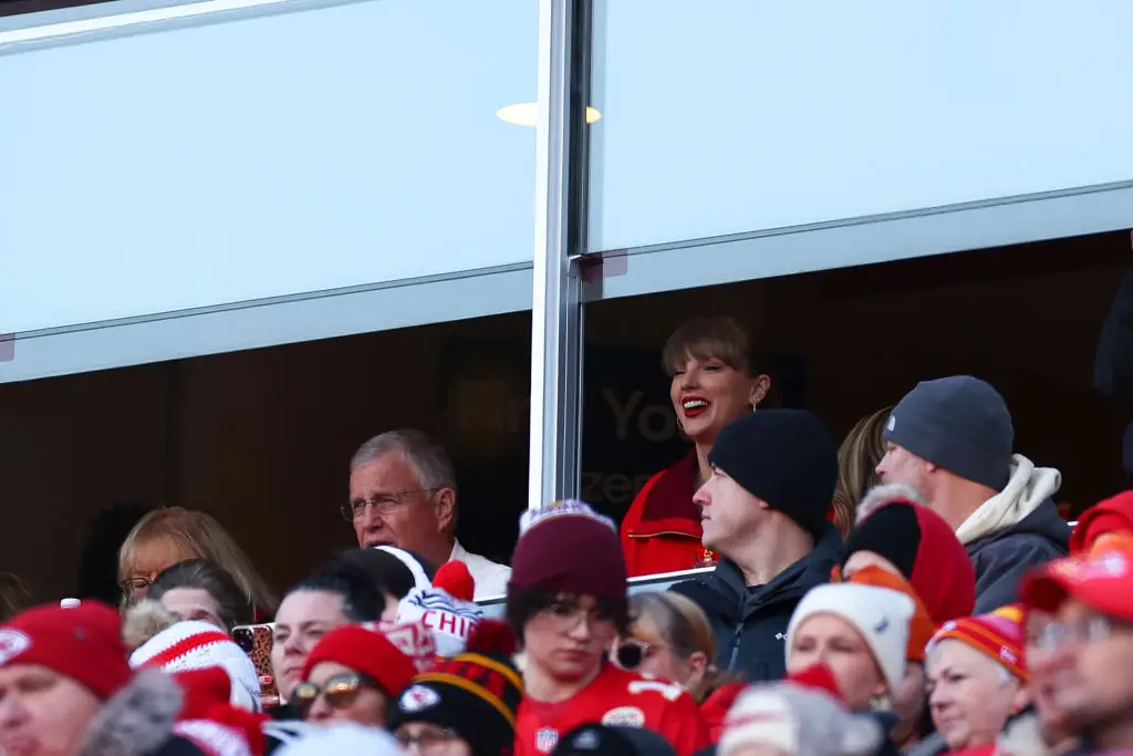 Swift regularly watched Kelce's games (Aaron M. Sprecher/Getty Images)