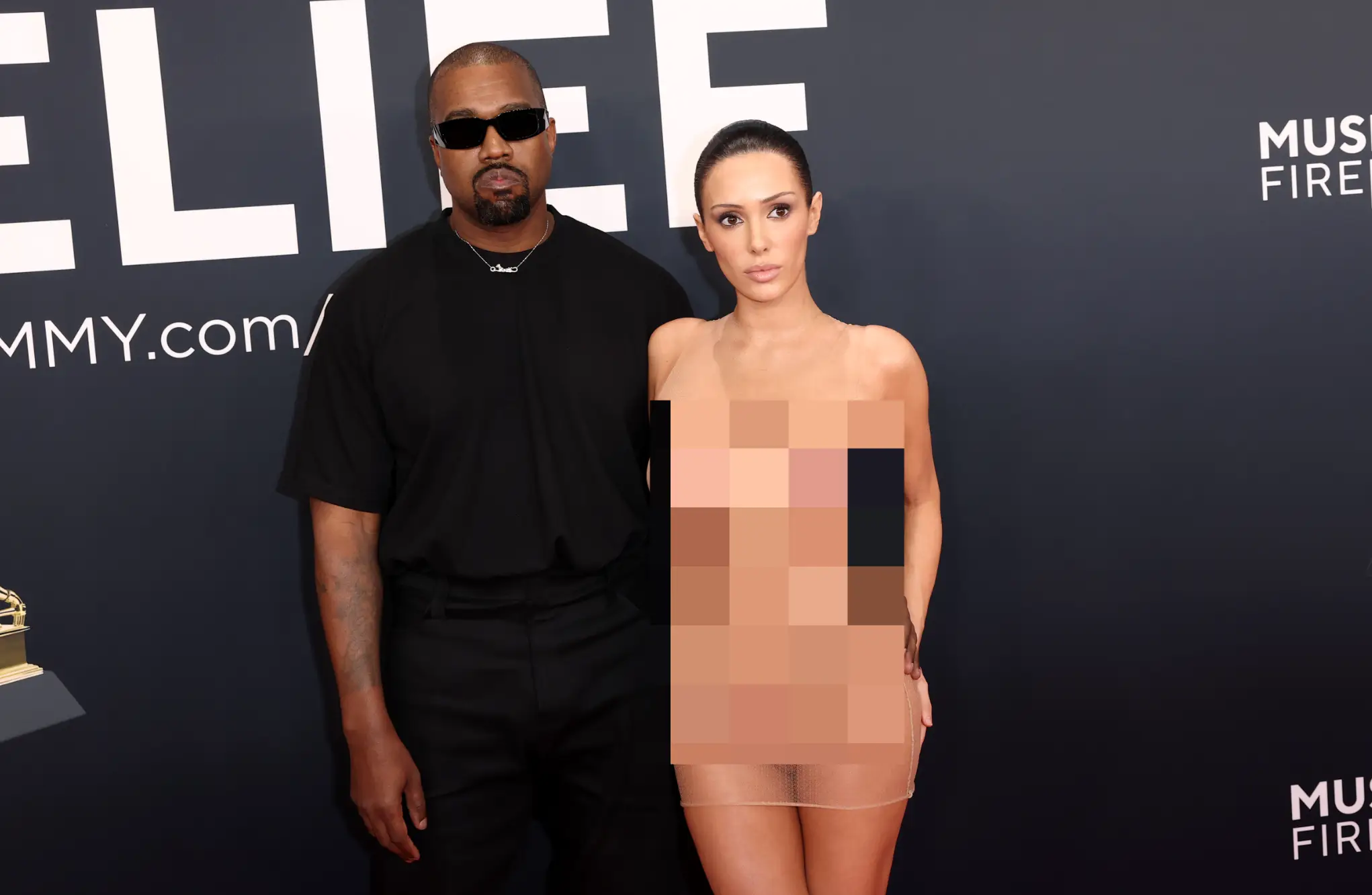Censori and West in 2025 (Getty Images/Matt Winkelmeyer)