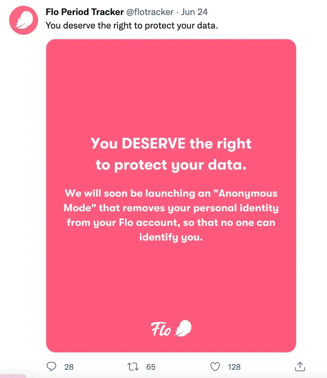Following the bill being overturned, many apps like Flo, Clue and Natural Cycles have released statements to reassure their users that their data is safe.