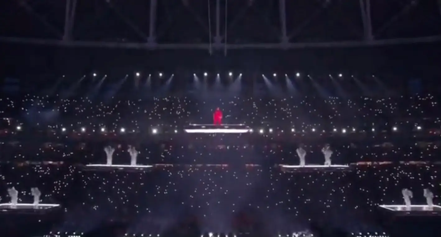 Rihanna overcame her fear of heights to perform in the air.