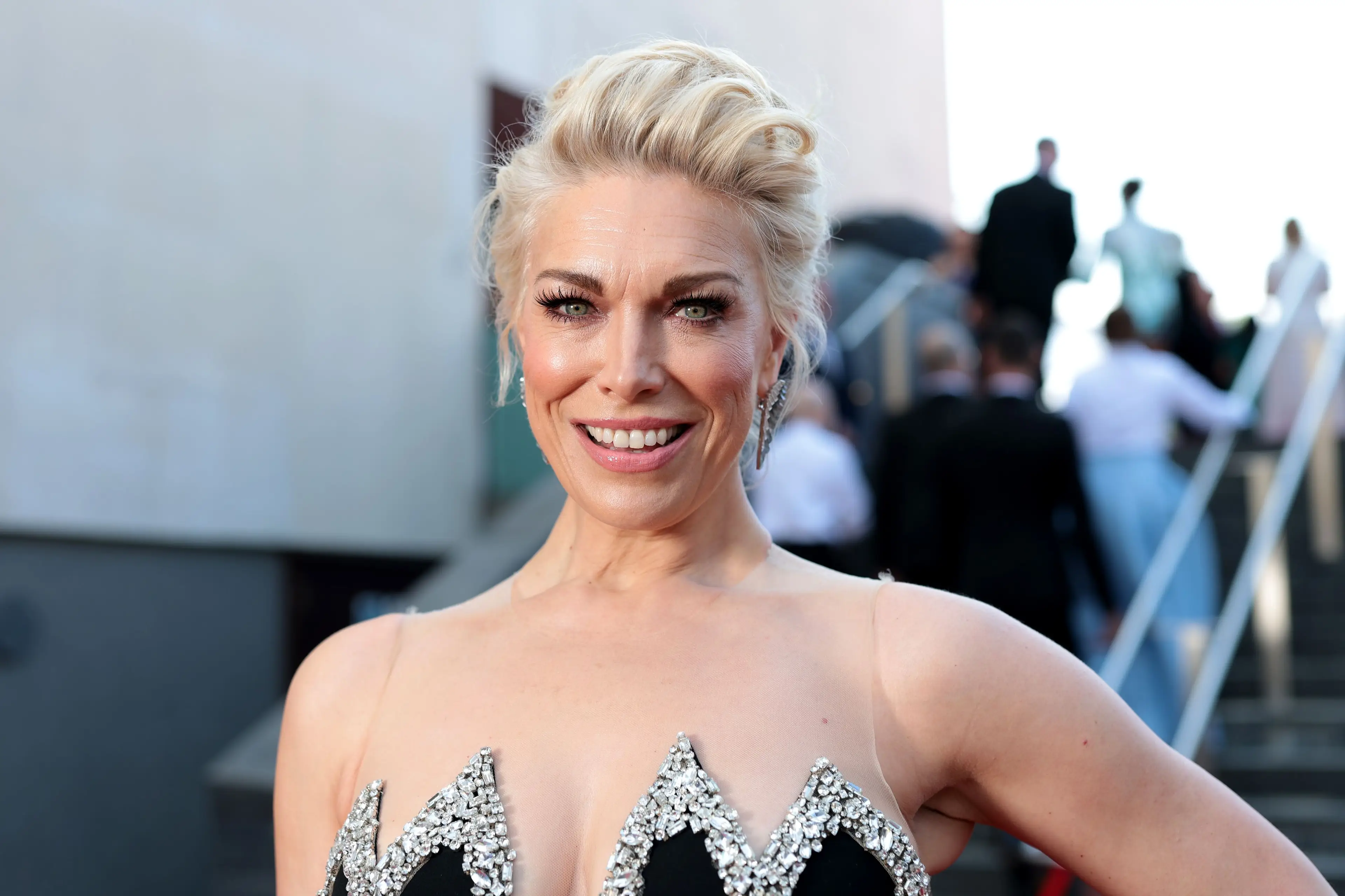 Fans have called Hannah Waddingham's reaction 'iconic'. (Shane Anthony Sinclair/BAFTA)
