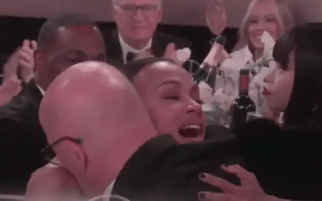 Zoe Saldaña won Best Supporting Actress for her role in the Netflix musical, Emilia Pérez (CBS)