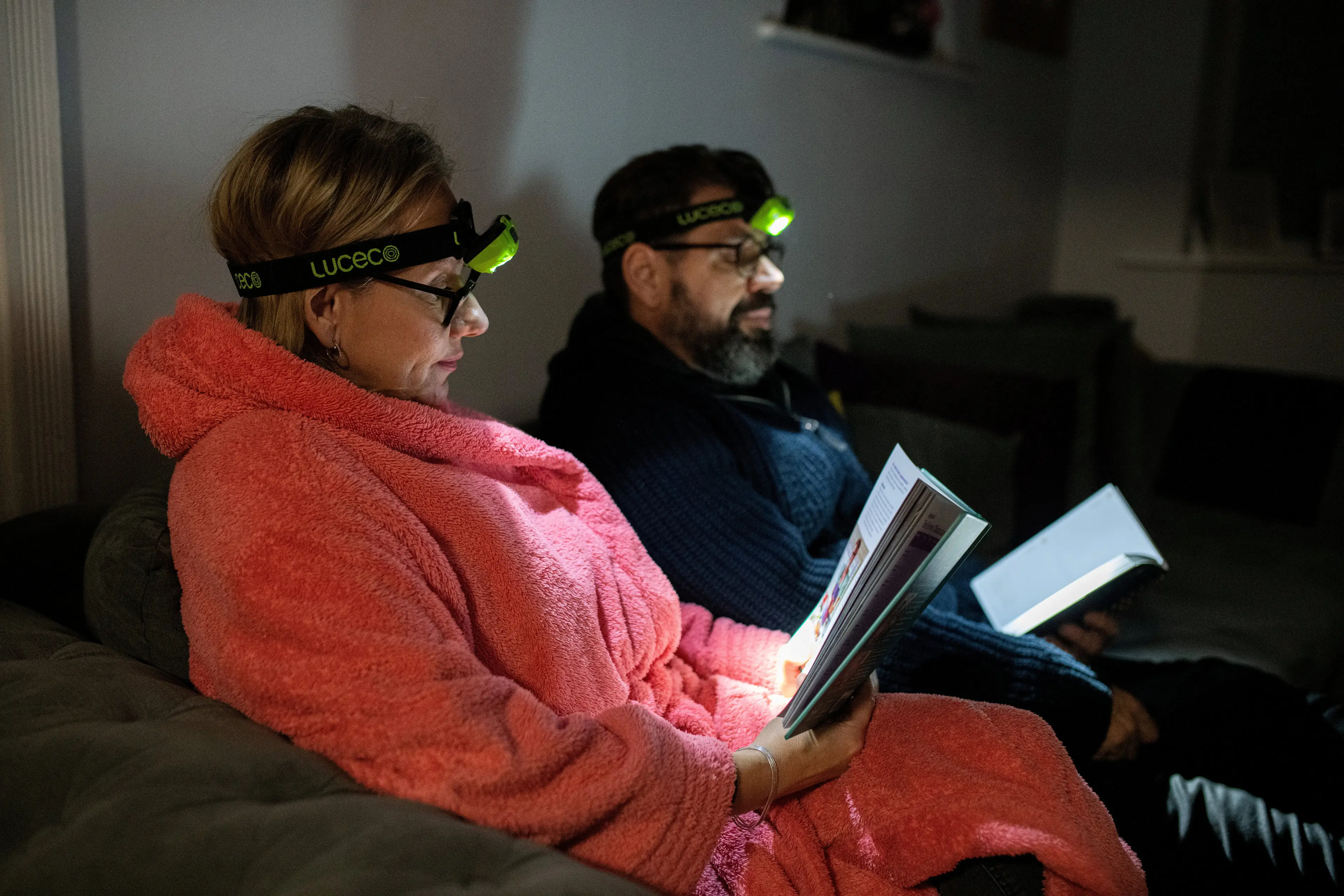 They only use the heating once a week, to help cut bills.