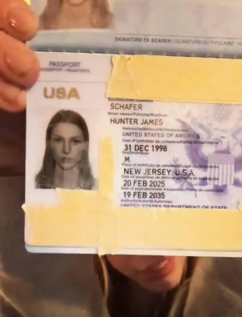 Her passport now recognises her as male, despite being a transgender woman. (TikTok)