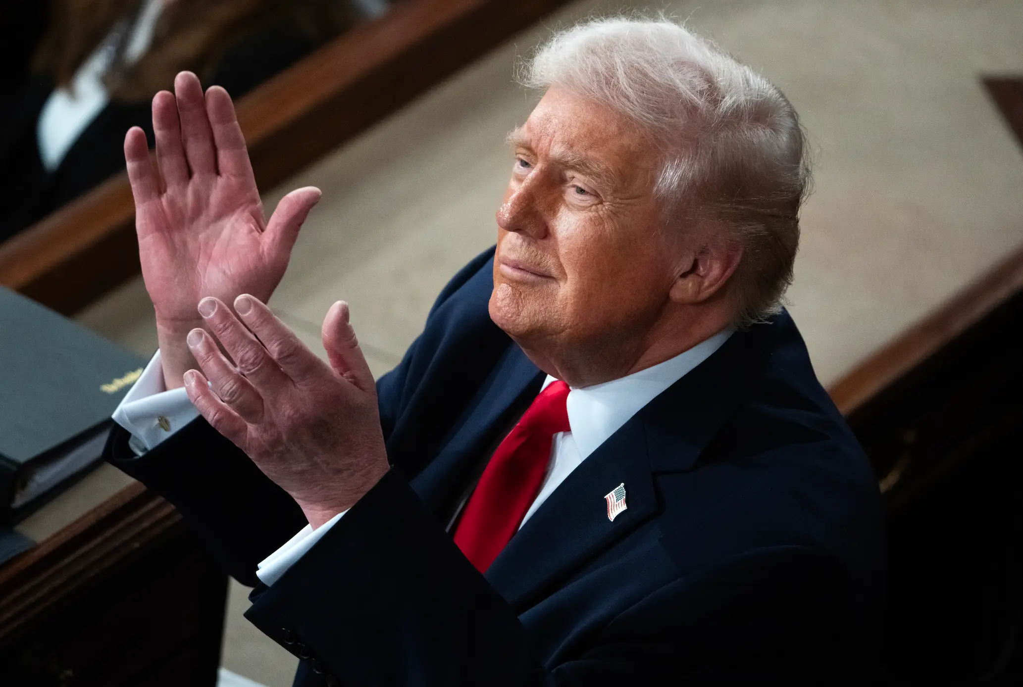 The US men's hockey team visited the White House on Tuesday (Nathan Posner/Anadolu via Getty Images)