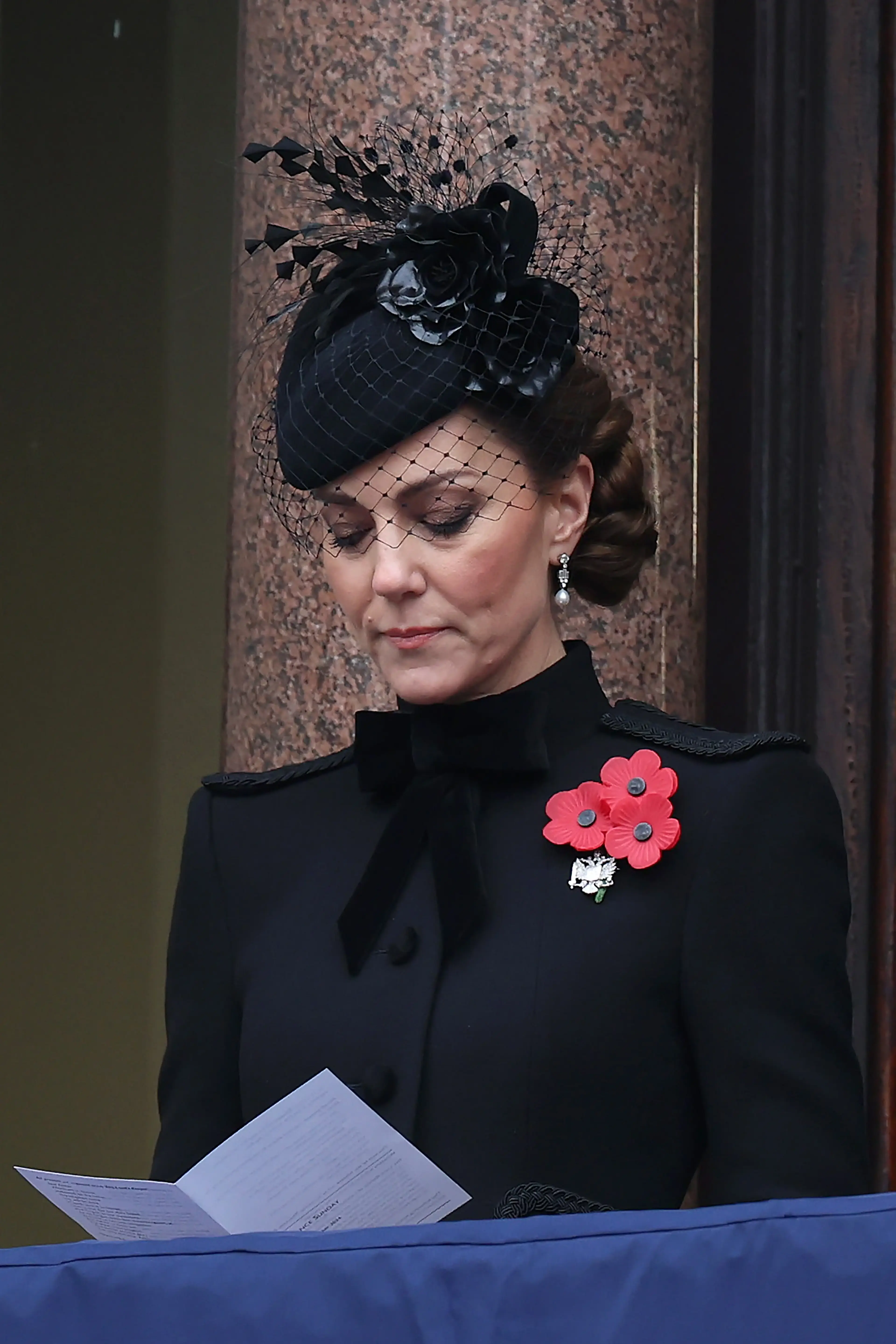 The future Queen paid her respects during the ceremony. (Max Mumby/Indigo/Getty Images)