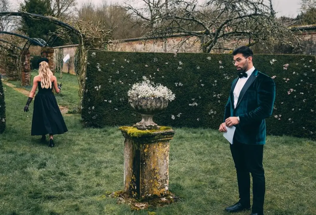 Amy ended the relationship when she delivered her vows to Luke (Channel 4)