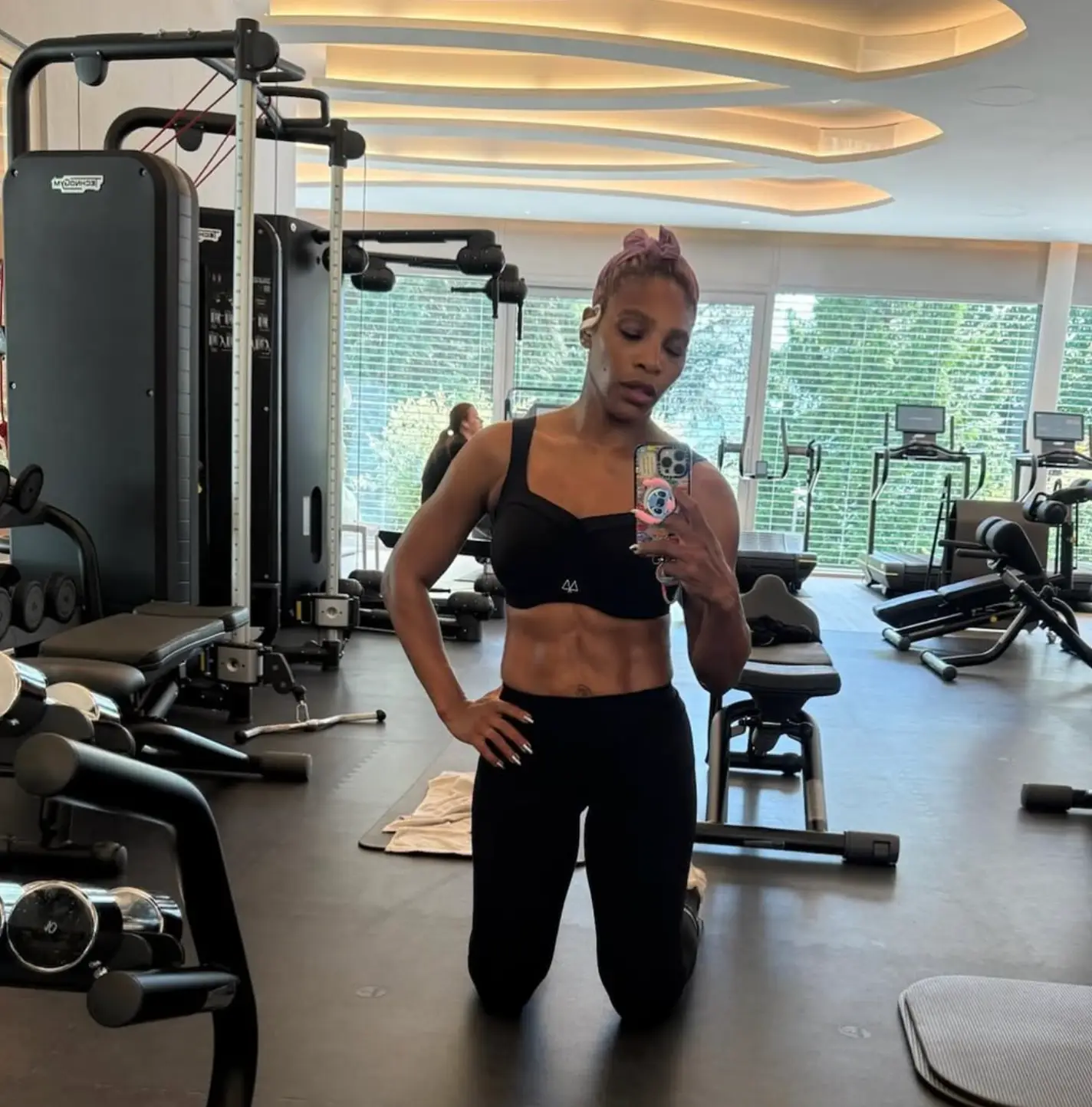 The tennis champ claimed she feels healthier than ever (Instagram/@serenawilliams)