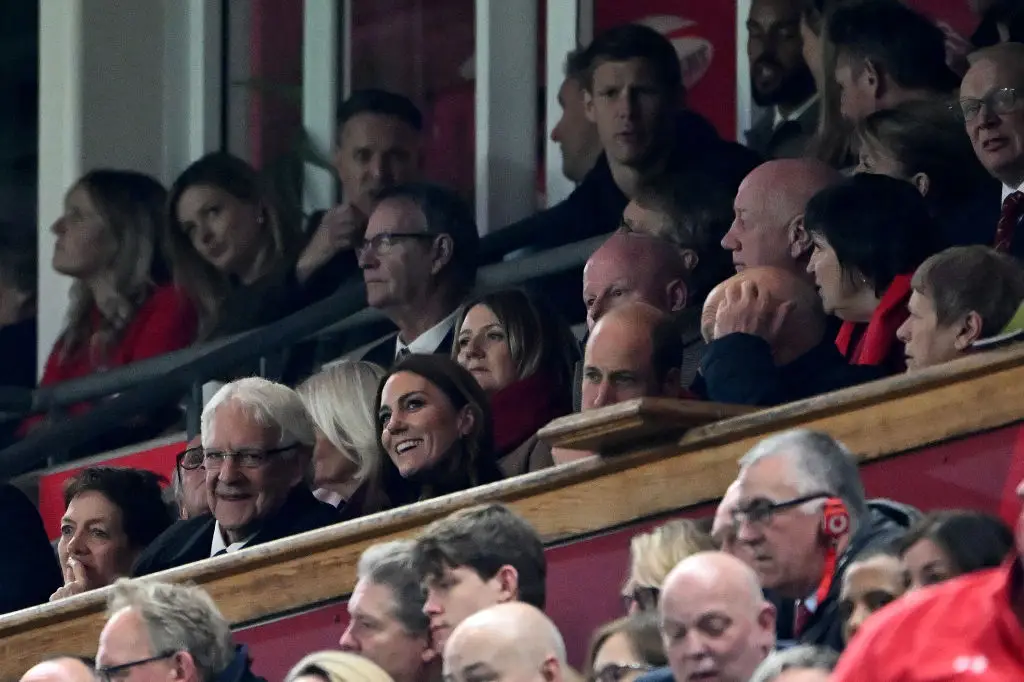 Prince William appeared sombre following Wales' defeat in Cardiff. (Dan Mullan - RFU/The RFU Collection via Getty Images)