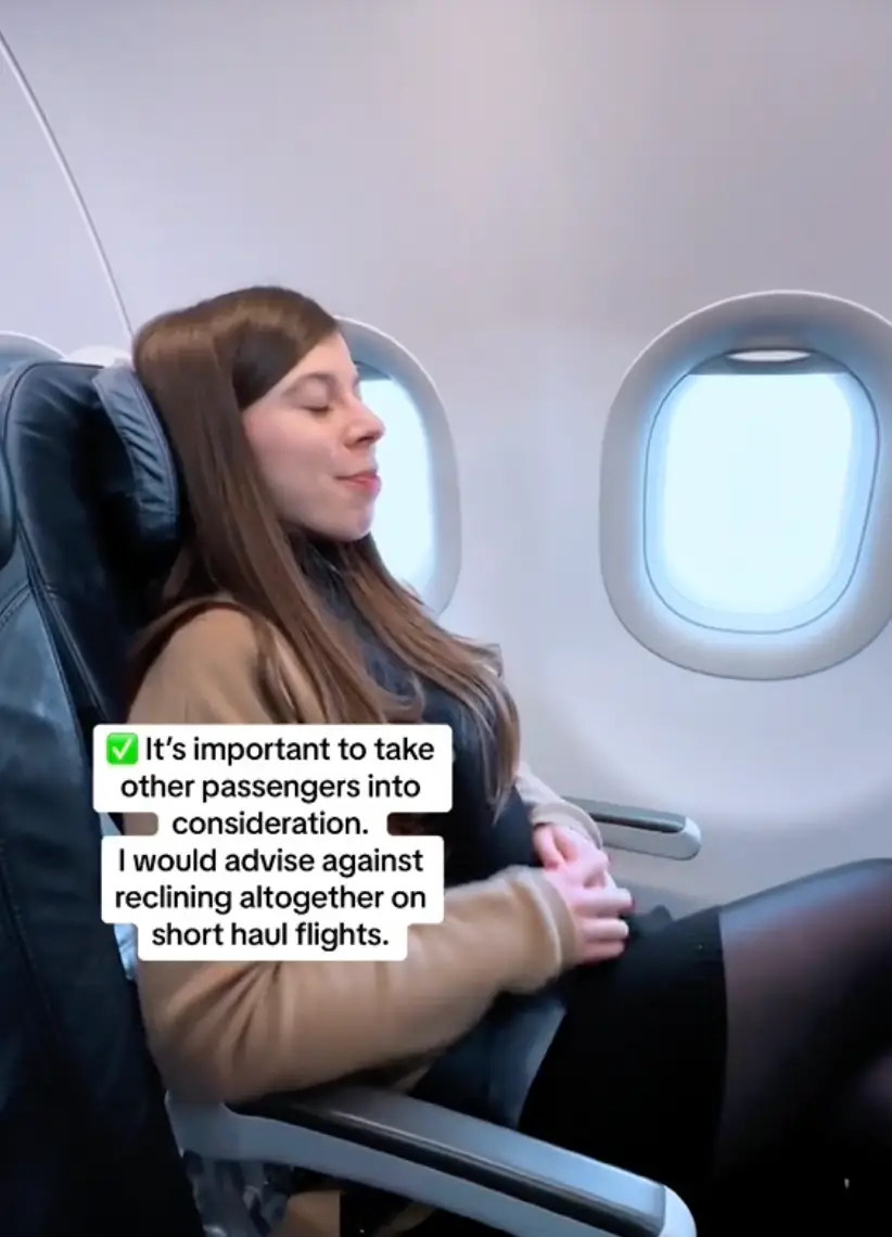 She said it's 'good manners' to check on the person behind.