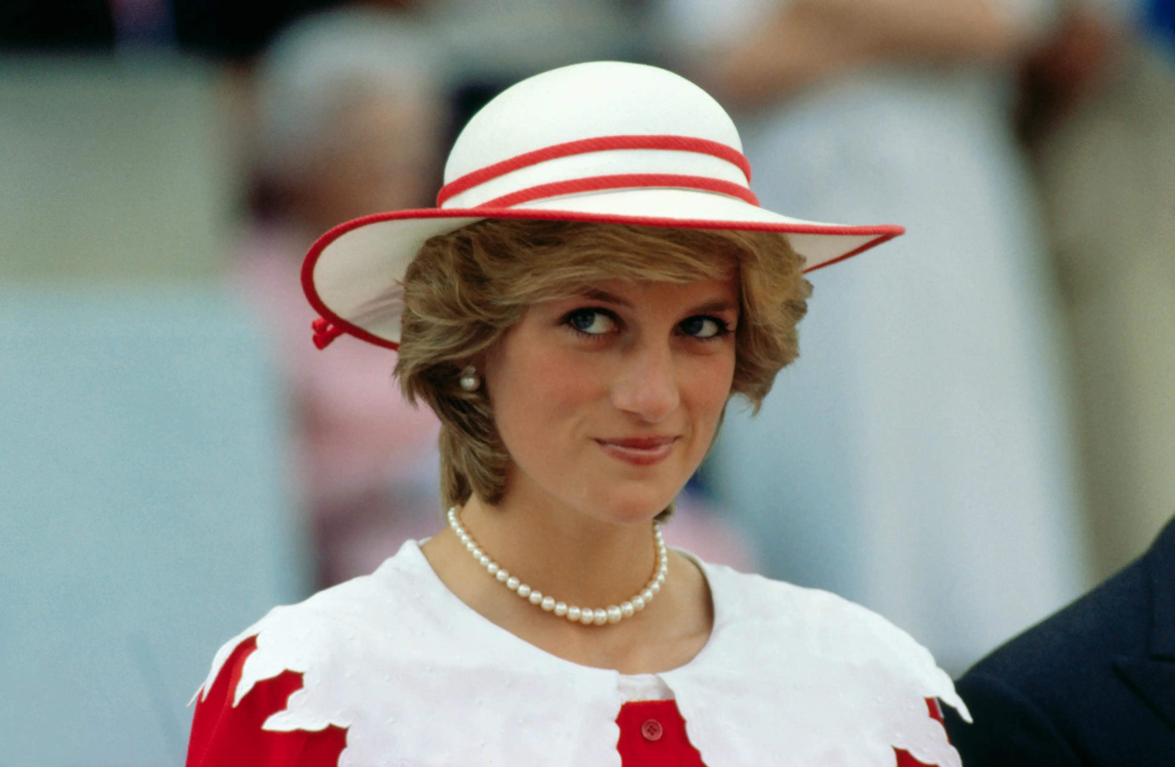Some compared George's cheeky smile to that of the late Princess of Wales (Bettmann / Contributor)