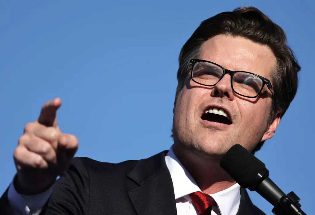 Matt Gaetz has responded after texts of him criticising Donald Trump's Iran missile strikes were leaked on TikTok (Mario Tama / Staff / Getty Images)