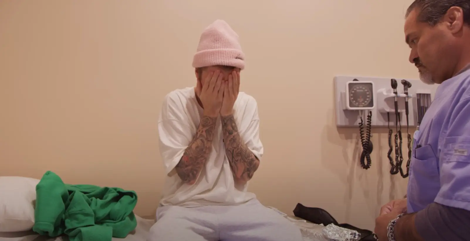 The star opened up about his health in a YouTube documentary (YouTube/Justin Bieber)