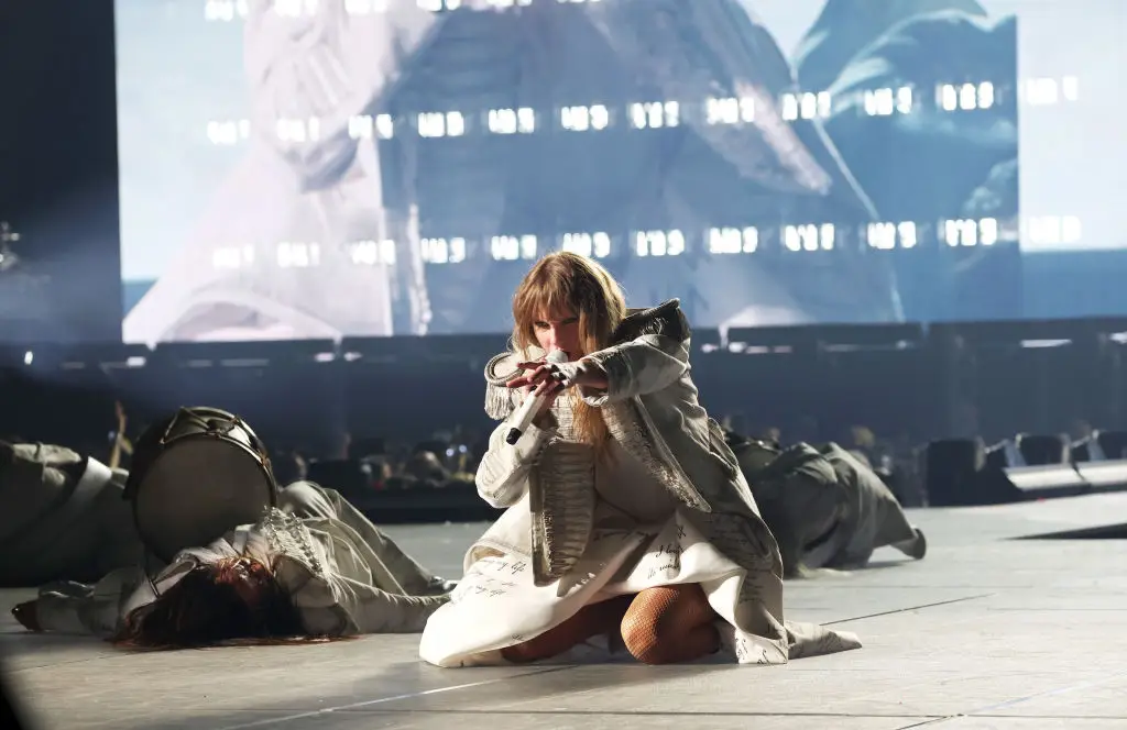 Taylor Swift took her Eras Tour to Paris last night. (Kevin Mazur/TAS24/Getty Images for TAS Rights Management)
