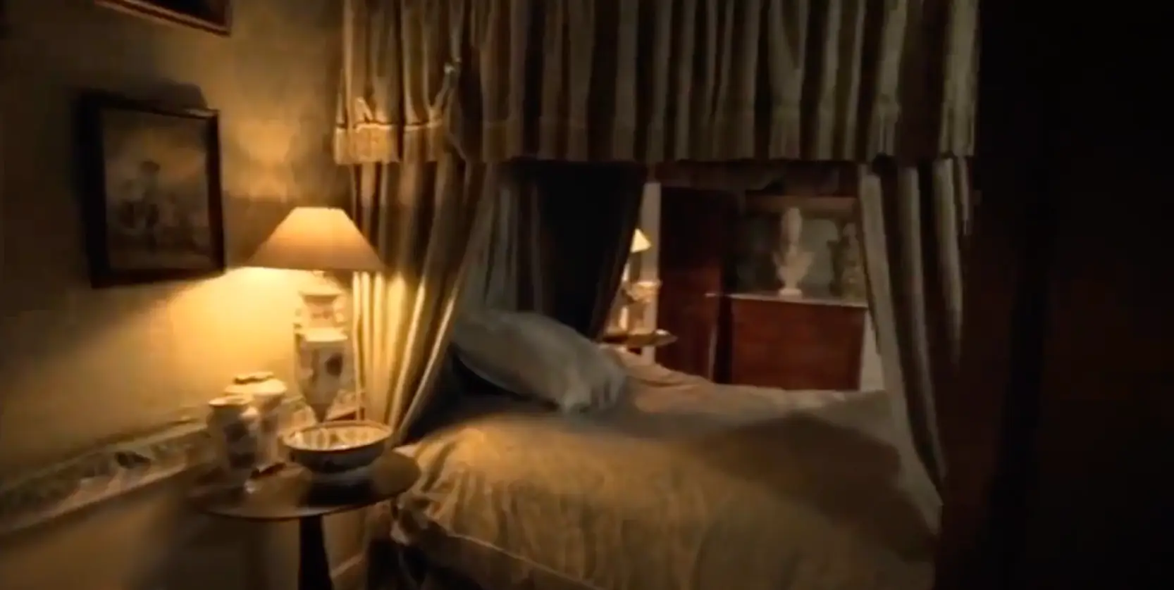 The room Hayley was staying in had never been cleaned.