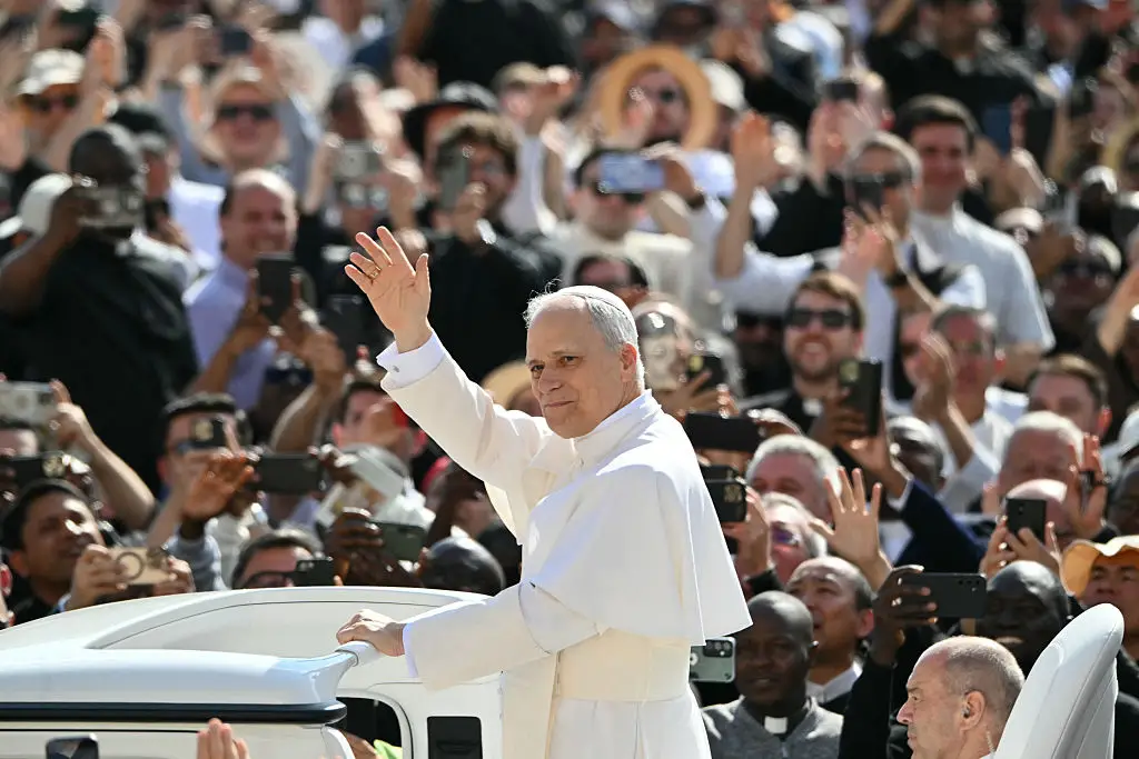 Pope Leo is the first-ever American pope (ALBERTO PIZZOLI/AFP via Getty Images)