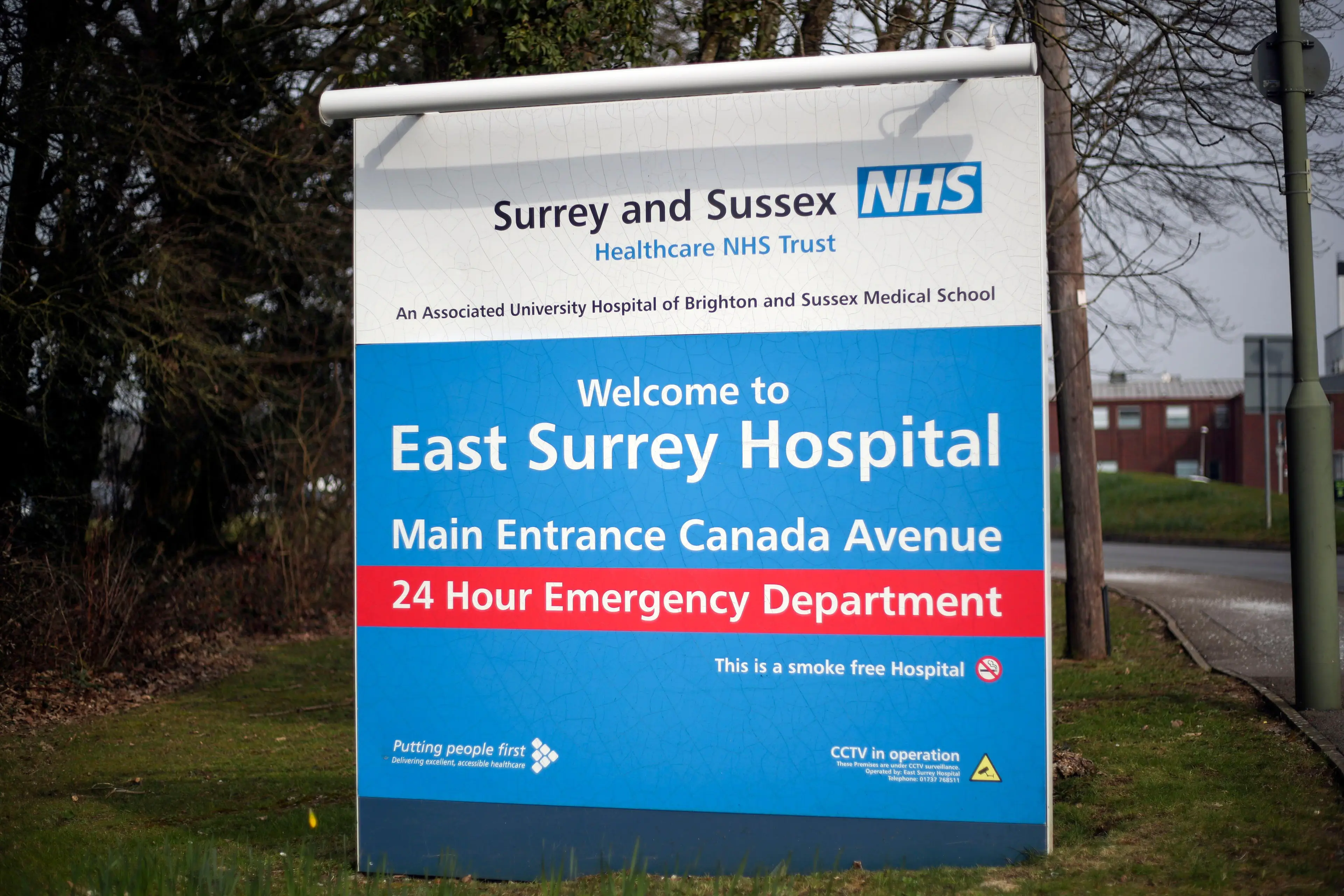 East Surrey Hospital.
