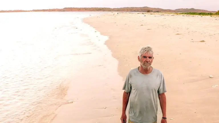 Phillip addresses the affair on Cast Away (Channel 5)