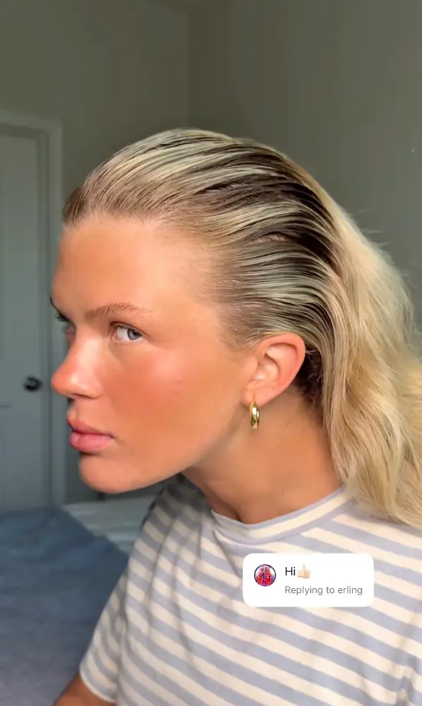 Haaland responded to one of Emma's videos (Instagram/@emmawillman)