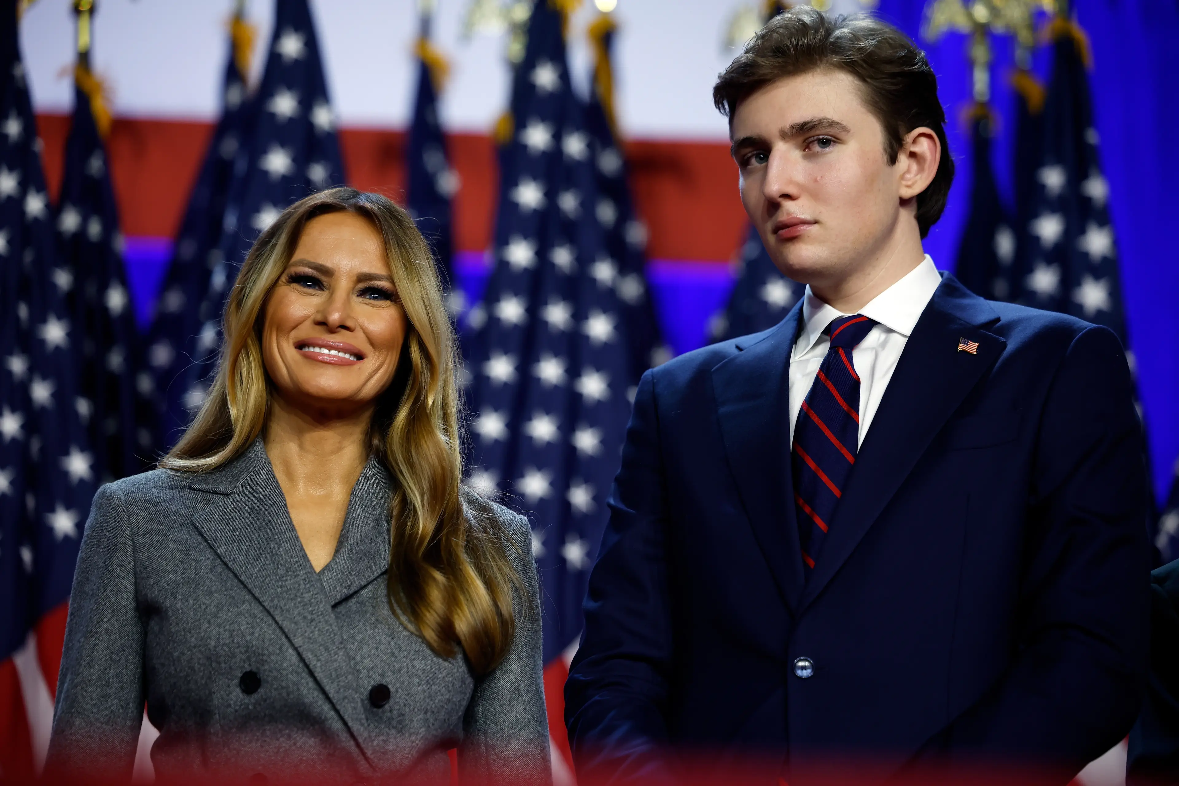 Melania and Barron will be splitting their time between three locations going forward (Chip Somodevilla/Getty Images)