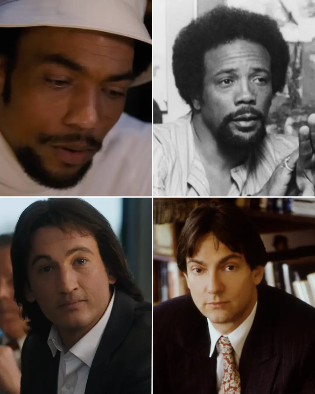 Kendrick Sampson as Quincy Jones and Miles Teller as John Branca (A&M Records/ Michael Ochs Archives/Getty Images/Universal Pictures/Aaron Rapoport/Corbis via Getty Images)