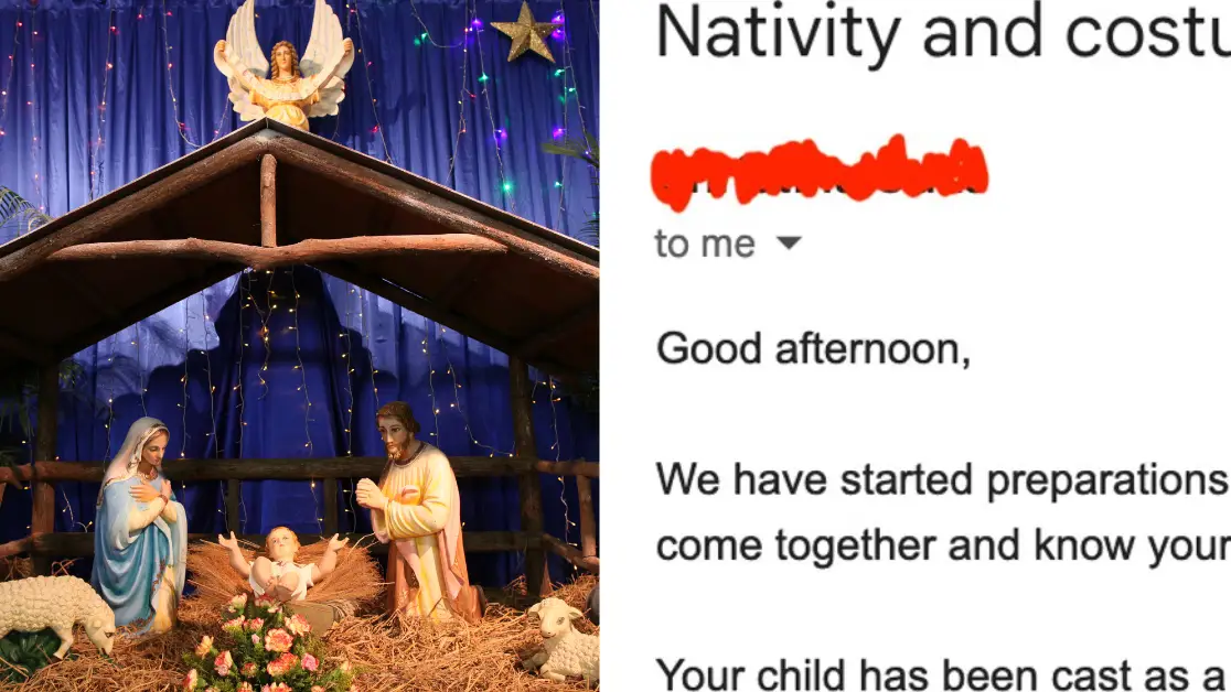 Mum reveals surprising role daughter is given for Christmas nativity and people can't believe their eyes