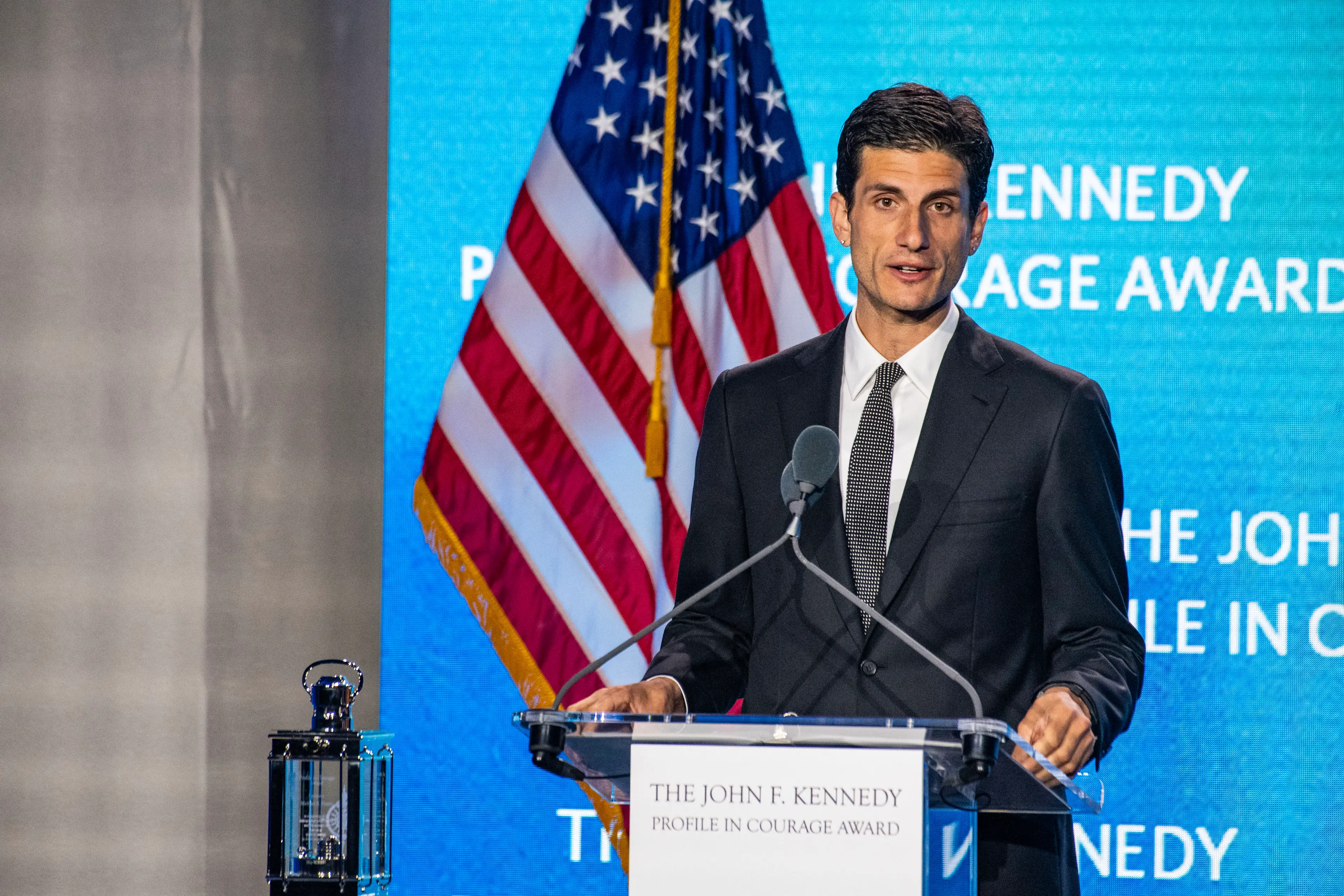 Schlossberg issued a fiery statement online (JOSEPH PREZIOSO/AFP via Getty Images)