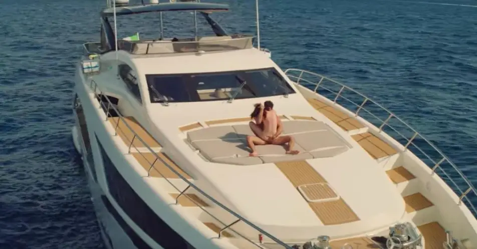 That yacht has seen some things... (