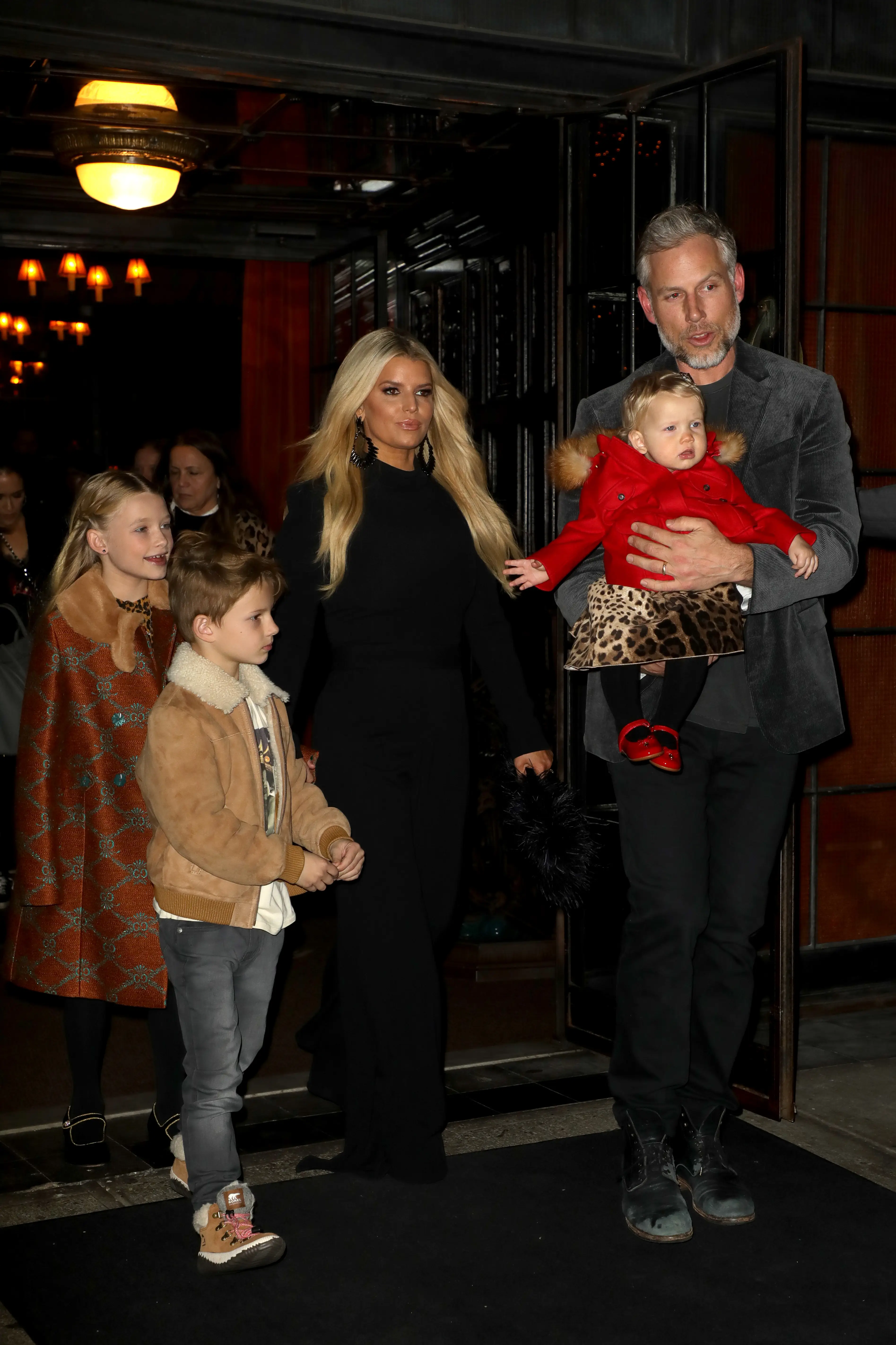 Simpson shares three kids with Johnson (Pierre Suu/GC Images)