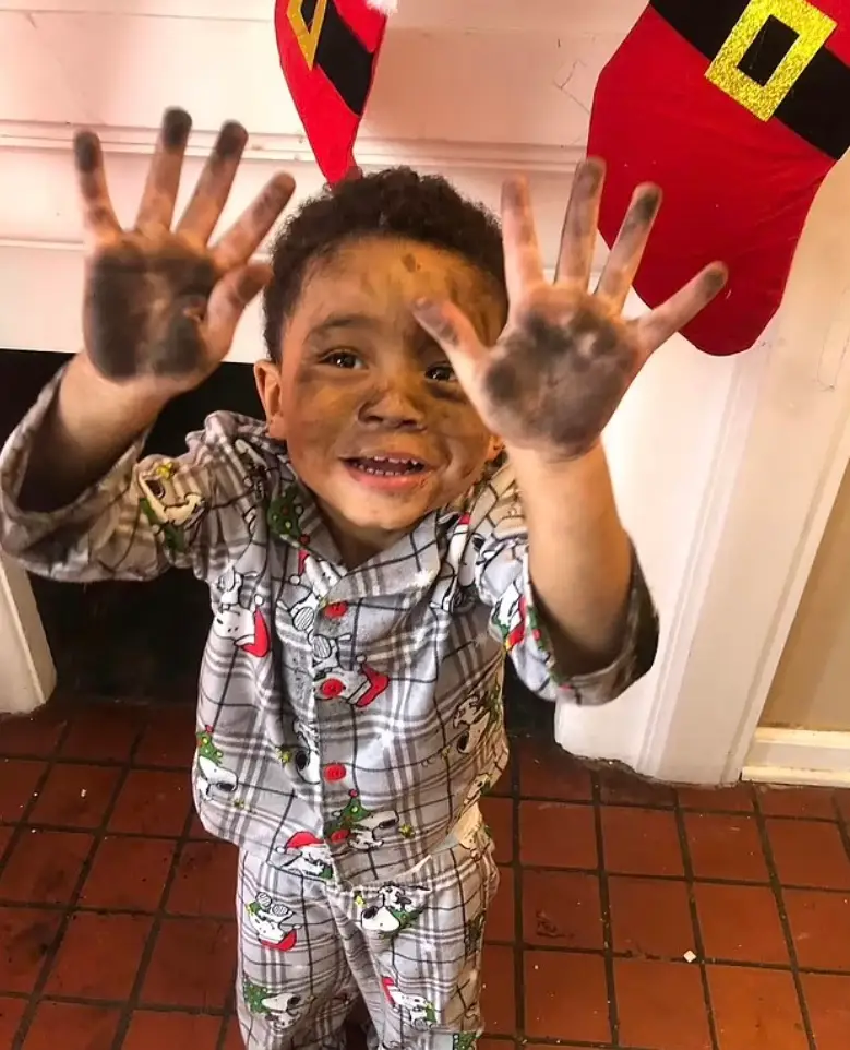 Kierra Madison couldn't help but laugh at her toddler's antics.