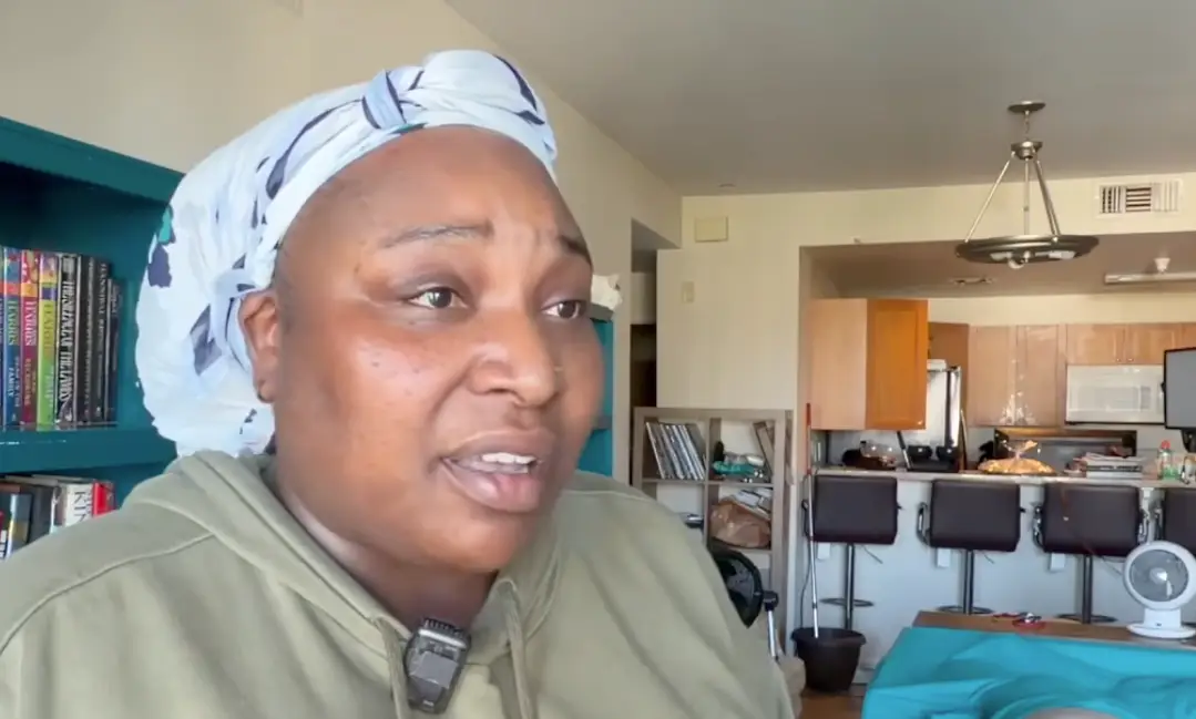 Marie Marsielle's dog was shot by police (Fox 11 Los Angeles)