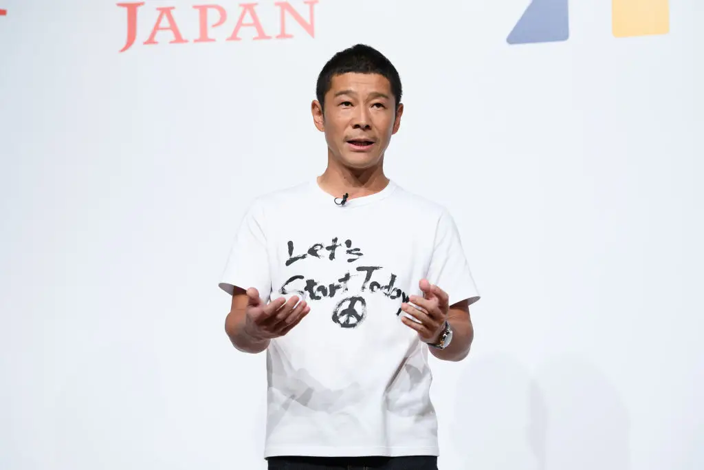 Japanese fashion tycoon Yusaku Maezawa was the one behind the 'social experiment' (Bloomberg / Contributor / Getty Images)