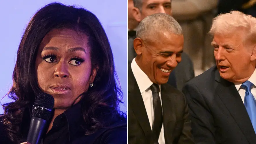 Reason why Michelle Obama missed Jimmy Carter's funeral after husband Barack seen laughing with Donald Trump