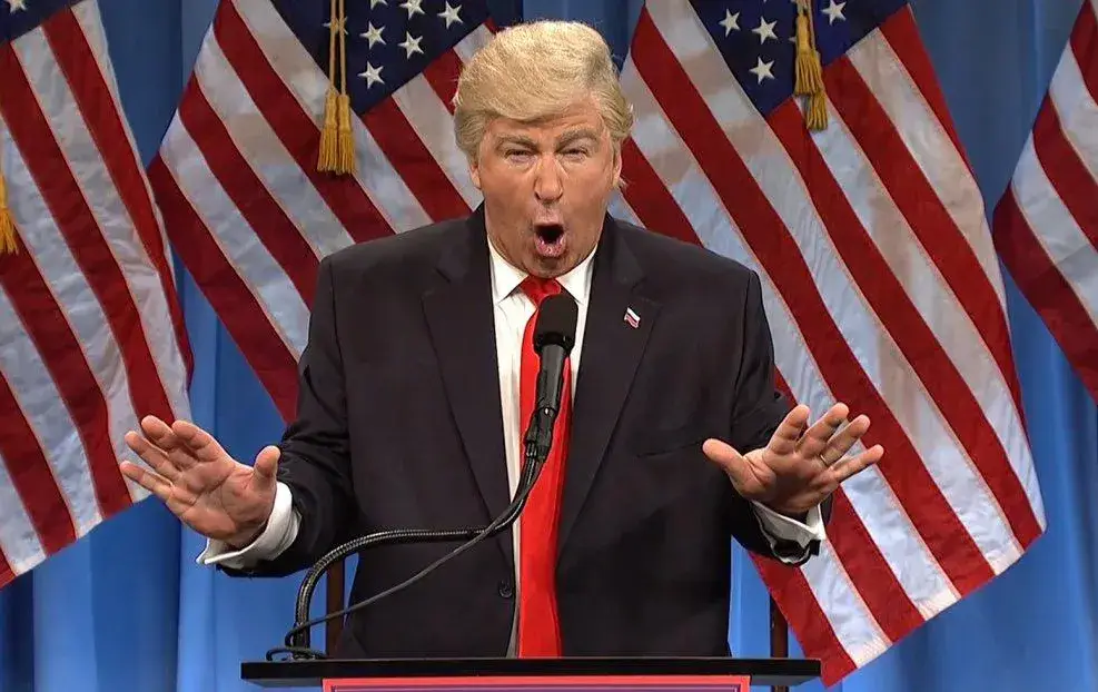 Alec Baldwin impersonate Donald Trump on SNL from October 2016 to November 2020 (Saturday Night Live)