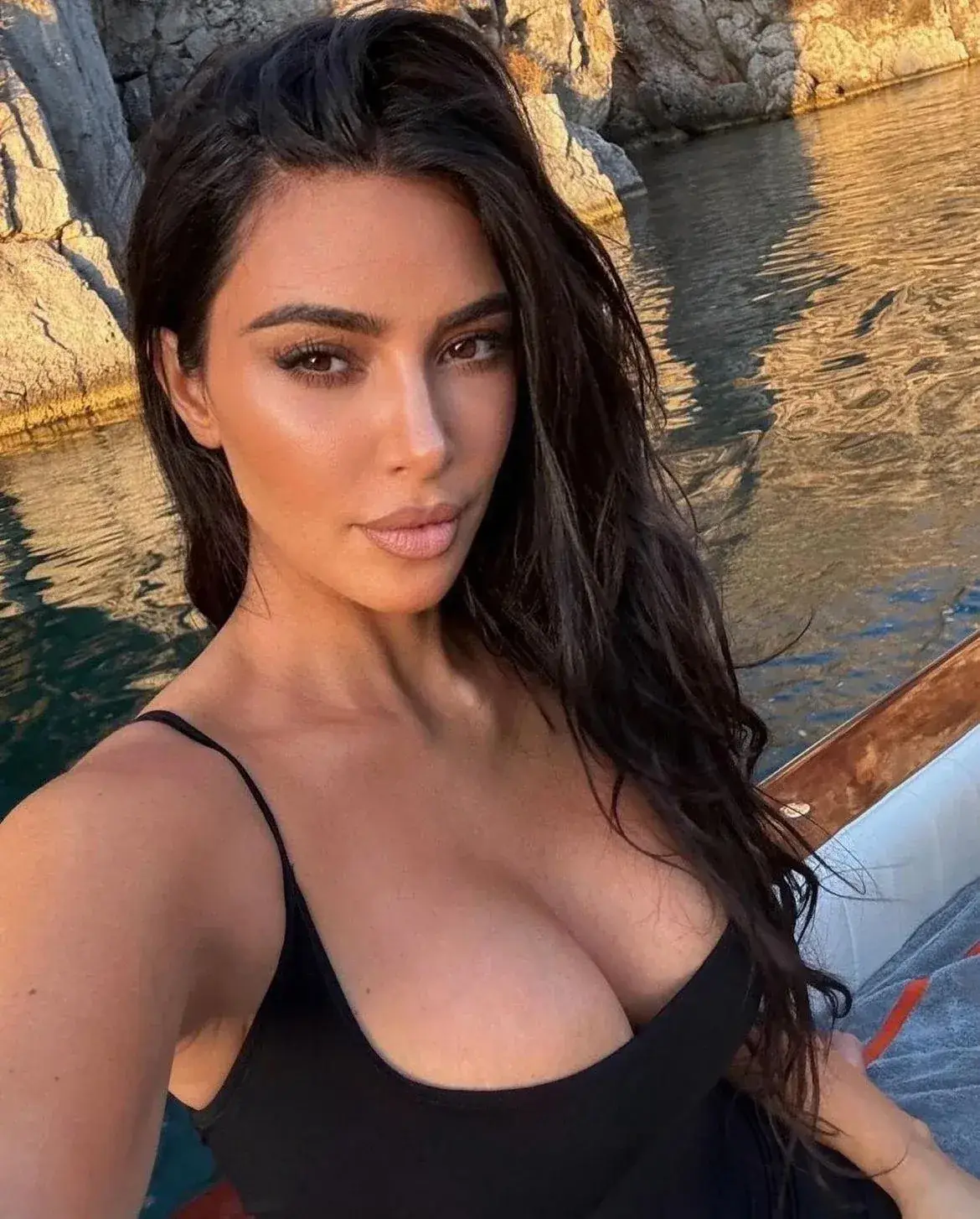 Kim Kardashian and Lewis Hamilton have just taken a major step in their relationship (Instagram/@kimkardashian)
