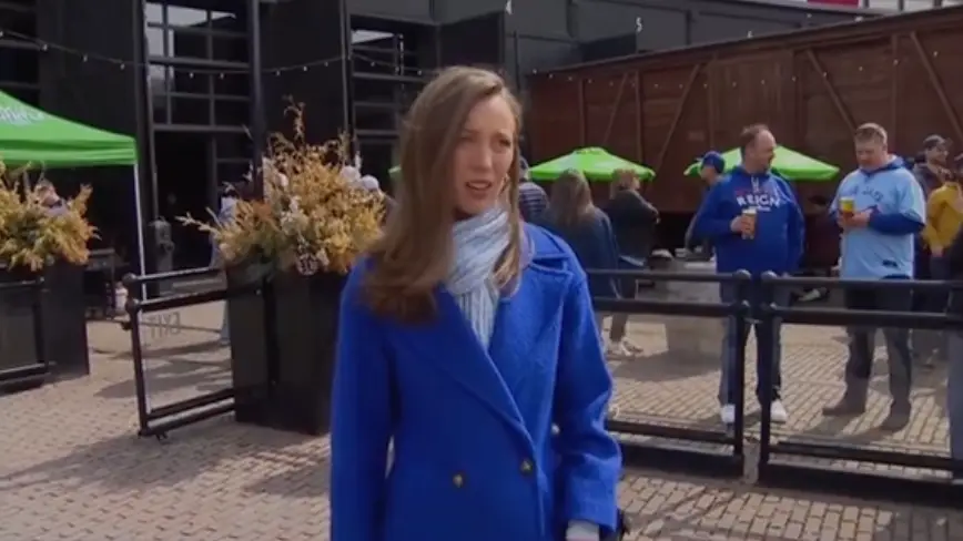 The journalist was horrified (TikTok/@michellemackey)