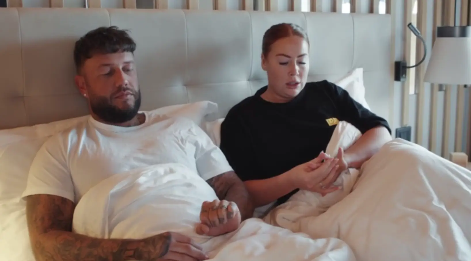 Adam consistently claims he isn't attracted to wife Polly (Channel 4)