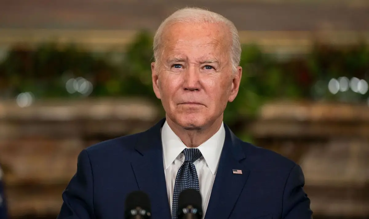 Joe Biden signed the legislation banning TikTok last April (Kent Nishimura/Getty Images)