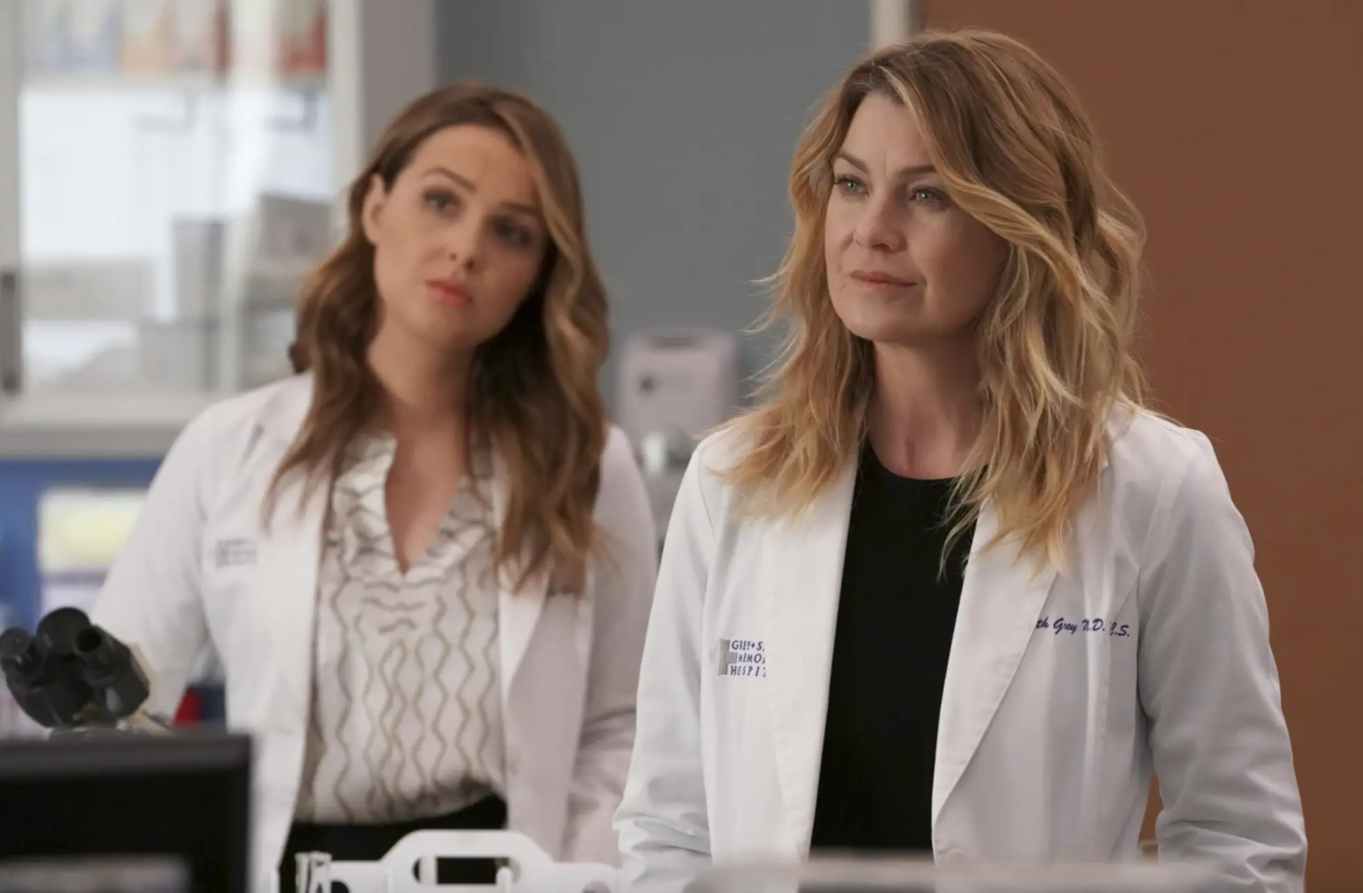 Ellen plays Meredith Grey in Grey's Anatomy. (ABC)