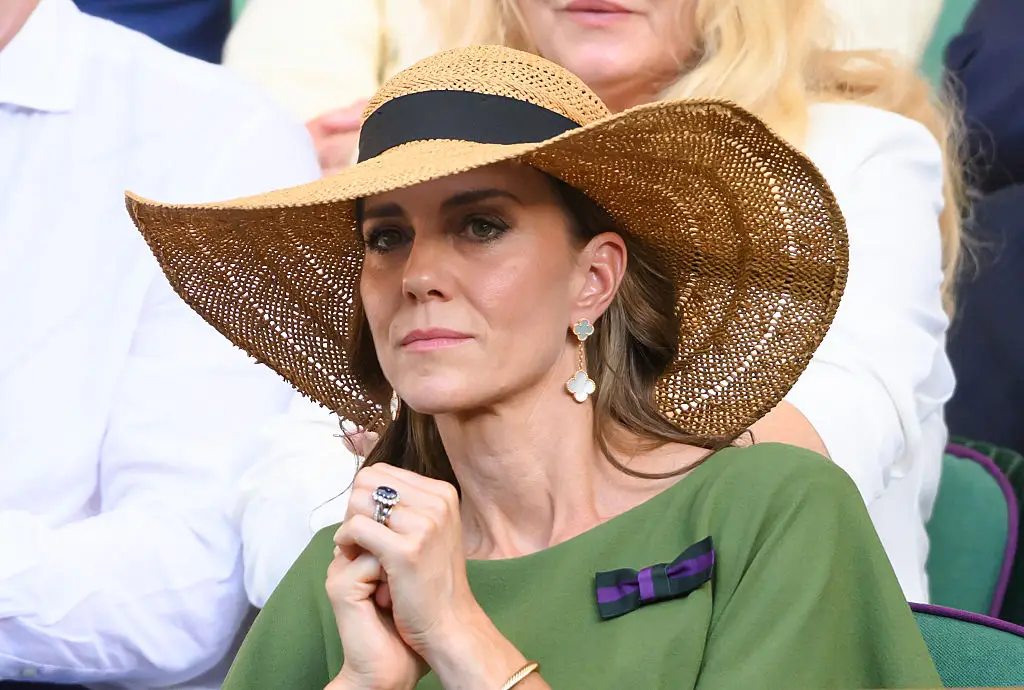 Kate also wore a wide-brimmed hat while watching on from the Royal Box (Karwai Tang / Contributor / Getty Images)