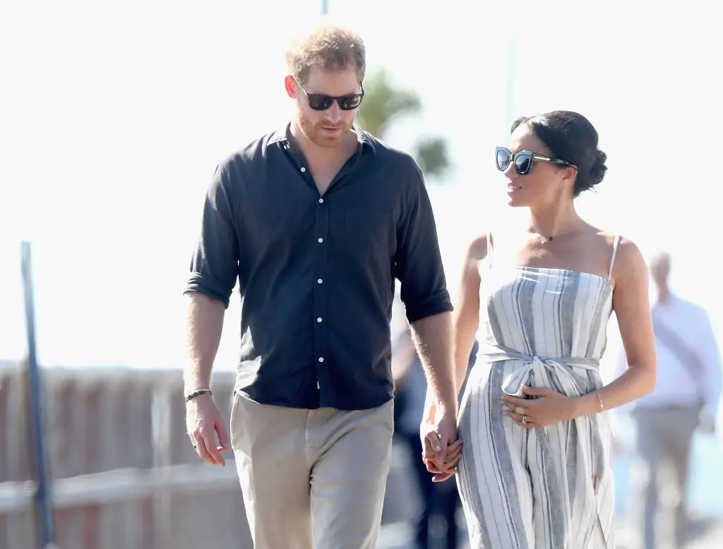 Harry spoke about Meghan's pregnancy in his book (Chris Jackson/Getty Images)