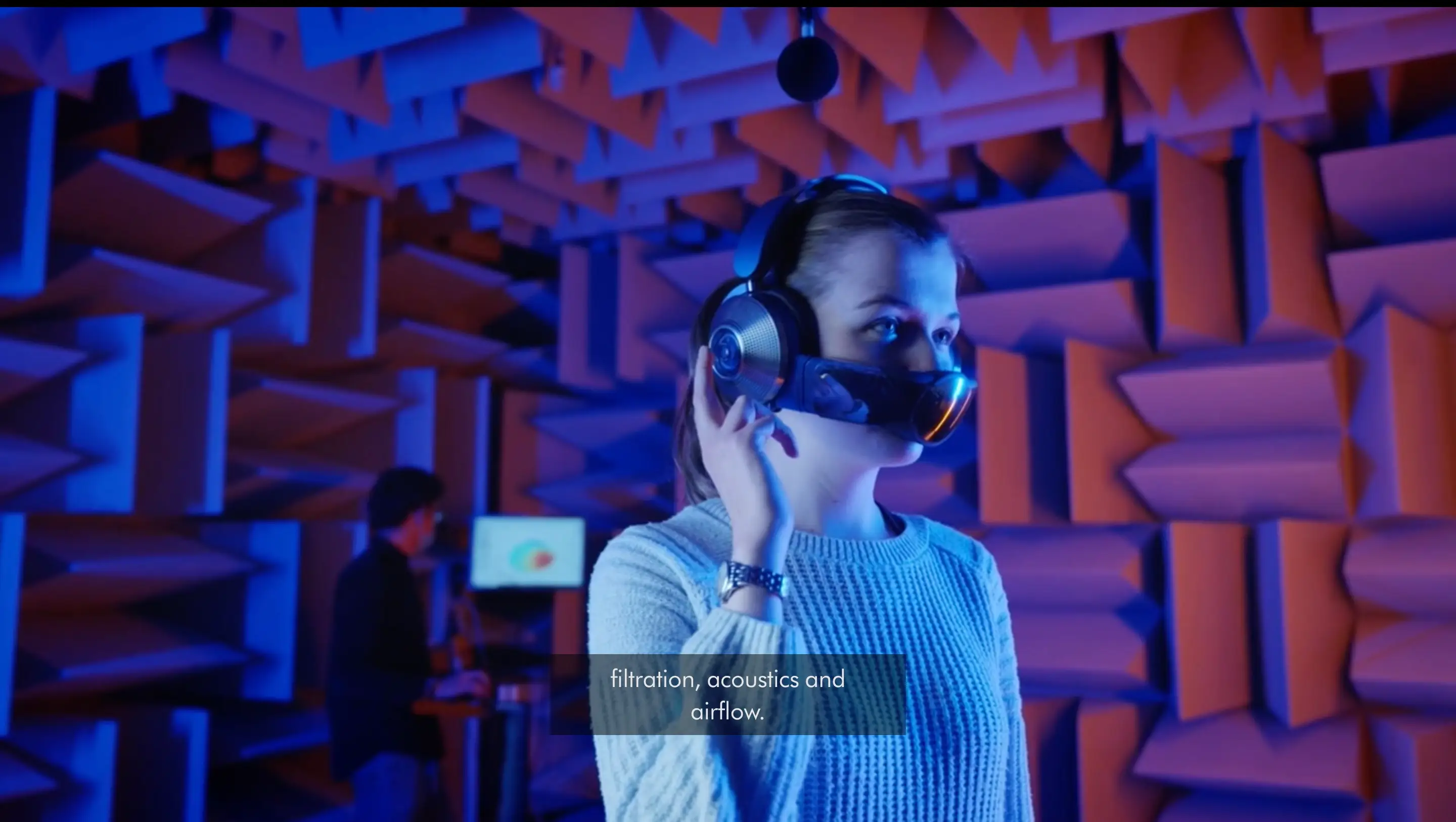 Dyson has launched its first wearable product: air-purifying headphones (Dyson).