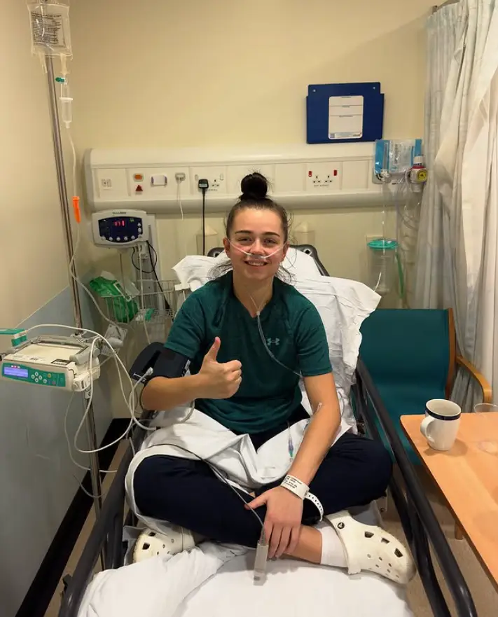 O'Connor slammed the NHS (Instagram/georgiaoconnor_1)