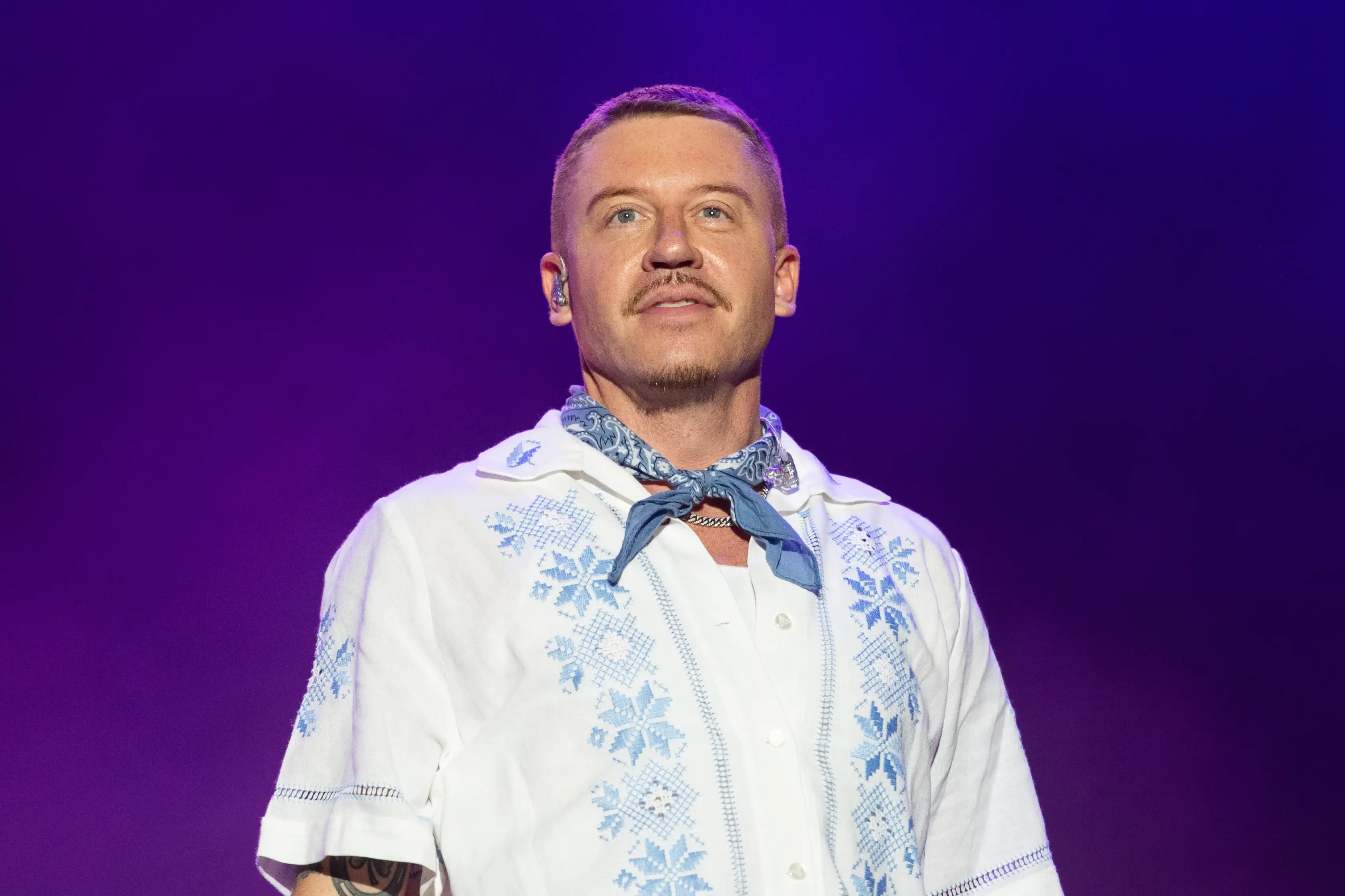 Macklemore has just announced a Free Palestine tour next month (Joseph Okpako/WireImage / Getty Images)