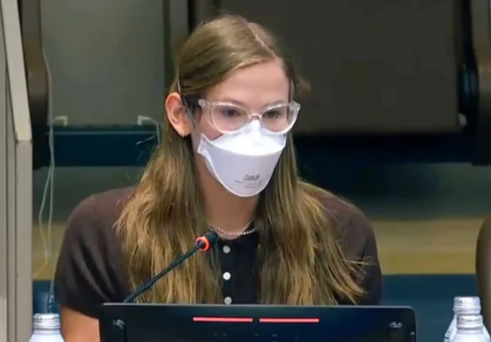 Affleck made her plea at the United Nations (UN Web TV)