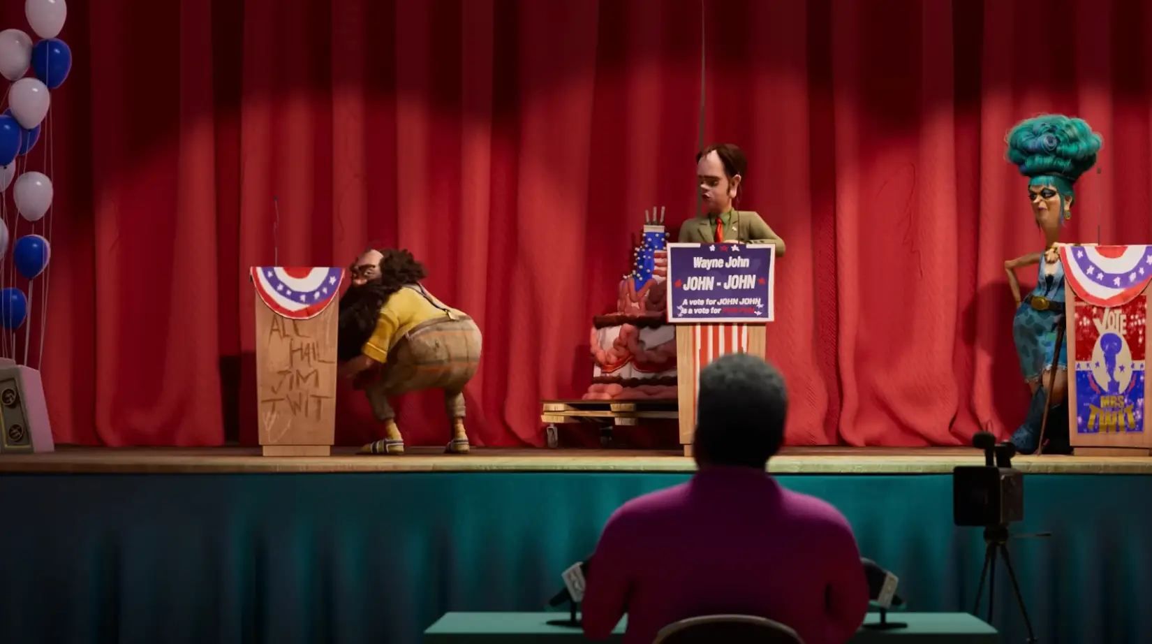 The film is set in an American-looking town (Netflix)