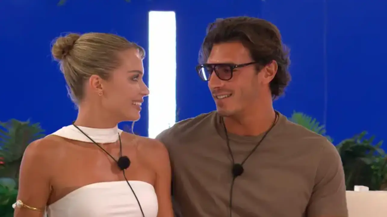 Lorenzo and Julia won Love Island UK by a landslide last month (ITV)