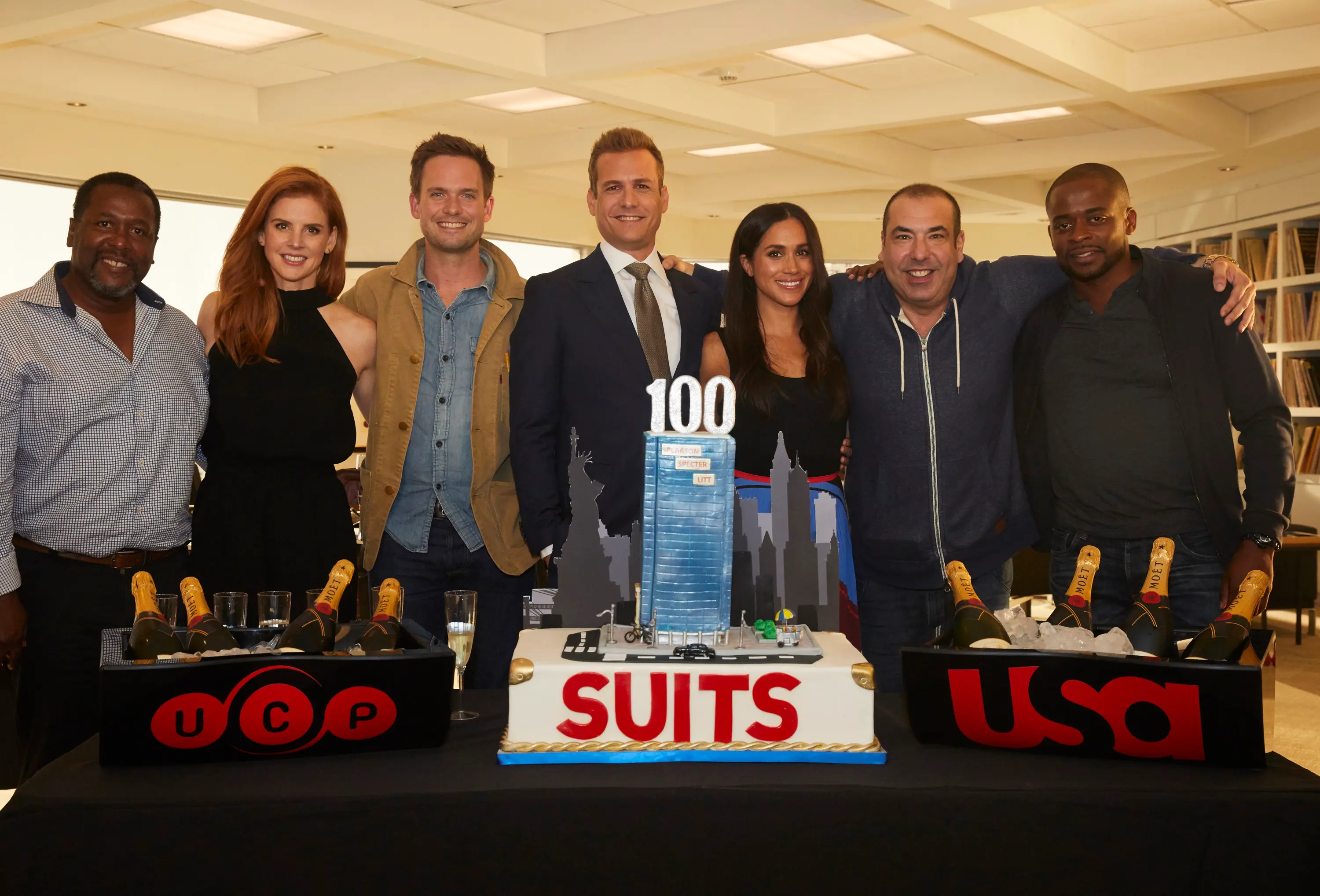 Several stars claimed they no longer speak to Meghan (Shane Mahood/USA Network/NBCU Photo Bank/NBCUniversal via Getty Images)