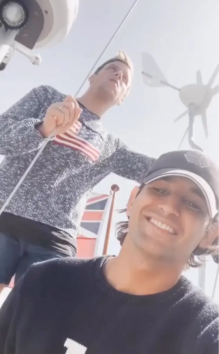 Ollie and Gareth announced their baby news on Instagram.