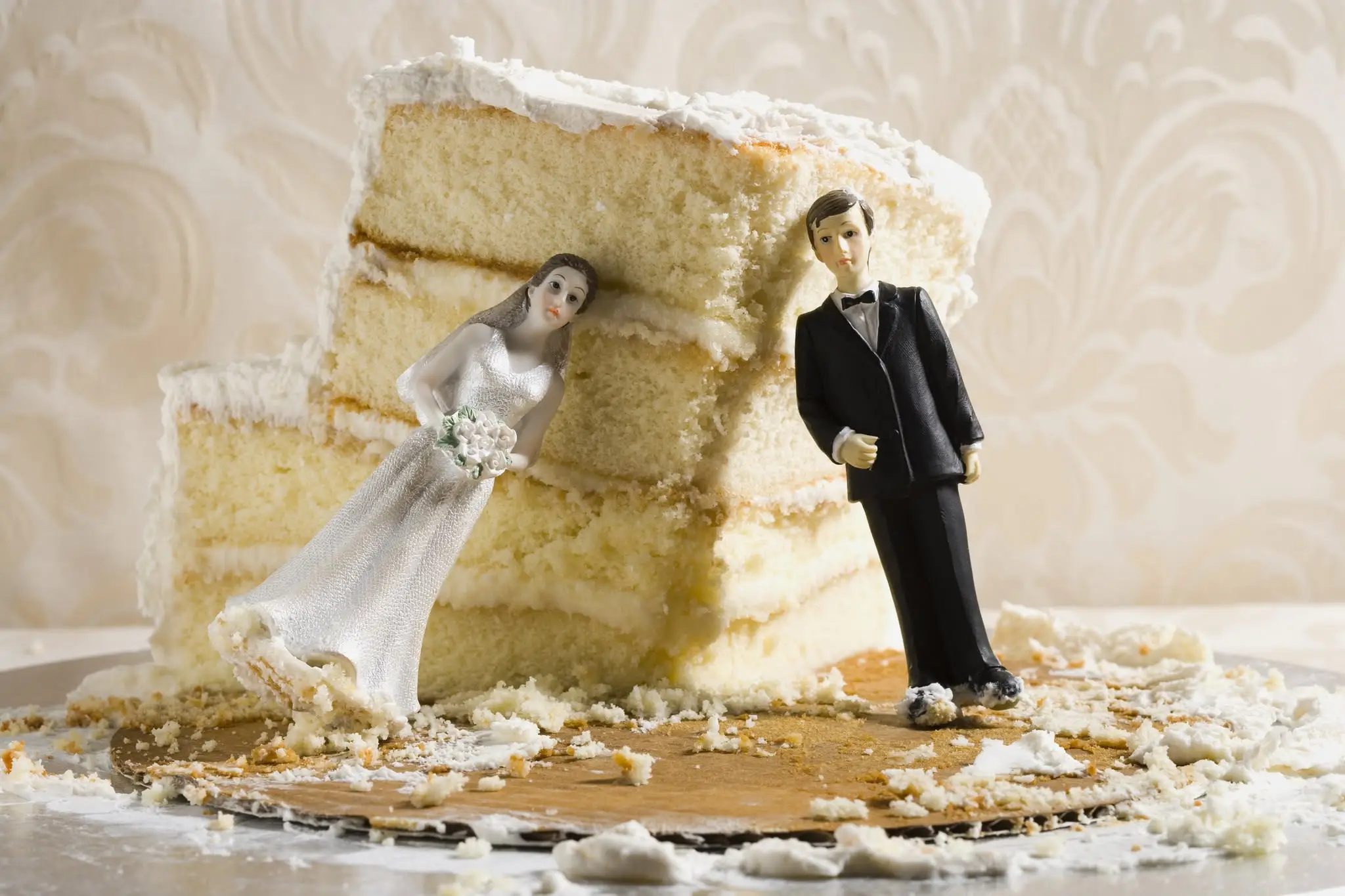 The bride started a fight (Getty Stock Images)